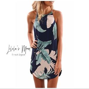 NWT Floral Beach Mini Dress